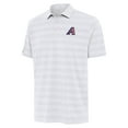 thumbnail image 2 of Men's Antigua White Arizona Diamondbacks Tunnel Stars and Stipes Team Logo Polo, 2 of 3