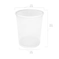 thumbnail image 3 of Malla de acero Trashcan Seville Classics, 6 L, blanca, paquete de 2, 3 of 7