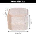 thumbnail image 5 of New Velvet Jewelry Box Octagonal Ring Box Double Ring Box Wedding Ring Box with Detachable Lid Jewelry Organizer Storage 6, 5 of 6