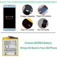 thumbnail image 2 of Replacement Battery HD40 for Motorola Moto Z2 Force Droid XT1789-04 for Sprint XT1789-03 Verizon XT1789-01 for Motorola Moto Z2 Force XT1789-04, 2 of 6