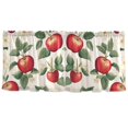 thumbnail image 7 of Yayeee Kitchen Curtains Set of 2 Light Filtering 57"x24" Over Sink Window Panels, Apples Flower Pattern, 7 of 7