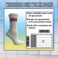 thumbnail image 7 of SOCKS'NBULK USA Pride Wholesale Cotton Socks For Men Woman Children, American Themed Socks (Womens (9-11) Crew, 12), 7 of 7