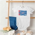 thumbnail image 6 of DR Dominican Republic Demand Respect Romper Boys or Girls Infant Baby Brisco Brands NB, 6 of 6