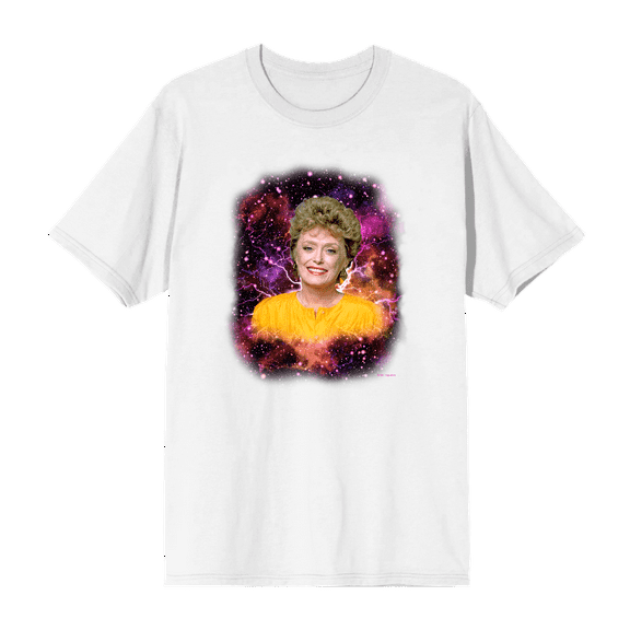 Golden Girls Blanche Galaxy Headshot Crew Neck Short Sleeve Men's T-shirt-3XL