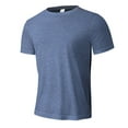 thumbnail image 6 of Mens Quick Dry Athletic T-Shirts, Workout Tops for Men Summer Slimming Fit Breathable Crewneck Short Sleeve T Shirts S-3XL, 6 of 8