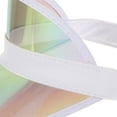thumbnail image 3 of 1Pack Sun Visor Hat Wide Brim Sun Protection Plastic Beach Use For Women, 3 of 8