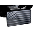 thumbnail image 2 of USA American Flag Metal Trailer Hitch Cover (Fits 2" Receivers, Black), 2 of 3
