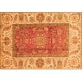 thumbnail image 1 of Ahgly Company Indoor Rectangle Abstract Orange Modern Area Rugs, 6' x 9', 1 of 4