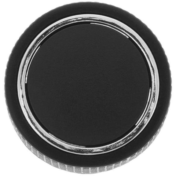 Greenadscape 1Pcs Black Rubber Radio Control Knob for Vehicle Upgrade 0.98X0.98X0.59in