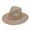 Khaki, variant on Unisex Wide Brim Straw Fedora Panama Sun Hat, UPF 50 UV Protection Breathable Woven Beach Hat, Packable Lightweight Jazz Dress Hat for Men Women Summer Travel Vacation, 4 Colors