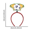thumbnail image 2 of Autumn Clearance European Cup Football Fan Headband, Party Decoration Football Fan Headband, 2 of 2