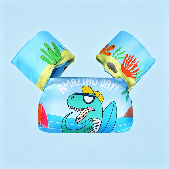 BESTSKY Toddler Swim Vest,Swim Floaties Pool Float for Kids 20-30-50 Lbs,Puddle/Beach Swimming Jumper,Boys/Girls Learn to Swim,Puddle/Beach Swimming Jumper Puddle Jumpers
