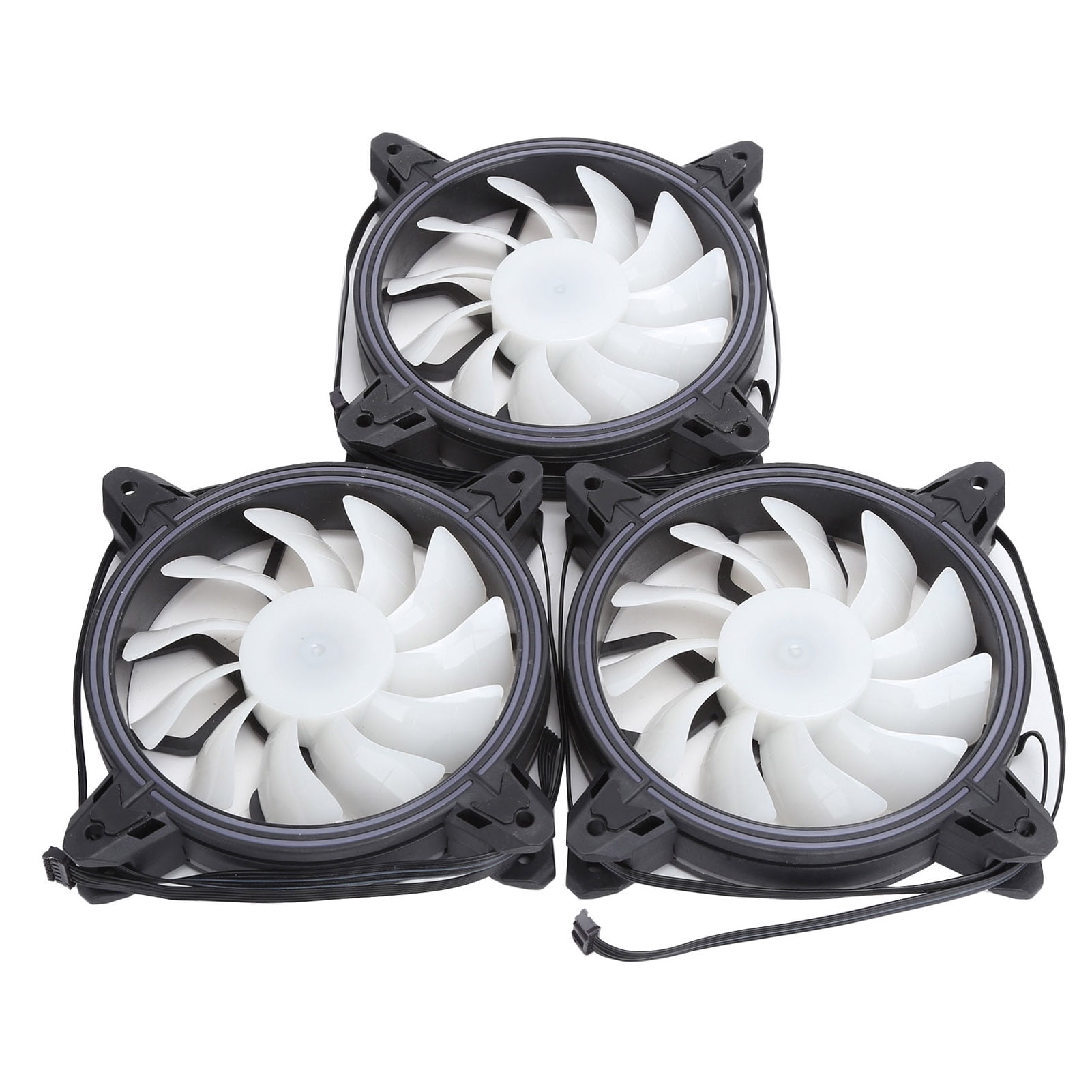 Hydraulic Bearing Fan 3Pcs Computer Chassis Cooling Fan 6Pin RGB Light