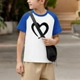 thumbnail image 5 of Sentuca Boys Shirts, Valentines Day Short Sleeve T Shirts, Soft Easy Graphic Tees Size 9 Years, 5 of 8
