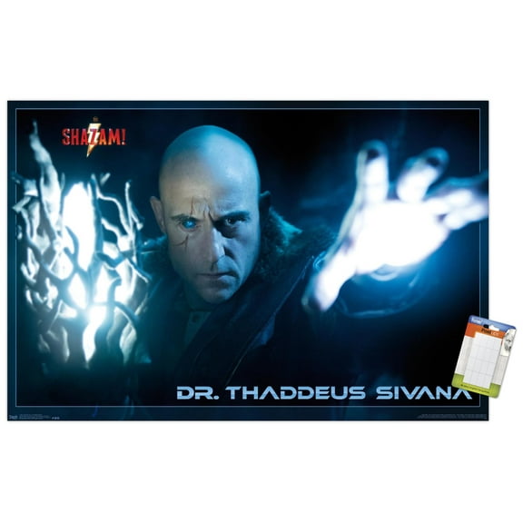 DC Comics Movie - Shazam - Dr. Sivana Wall Poster, 14.725" x 22.375"