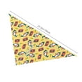 thumbnail image 3 of Naloa Pineapples Sharks In Hawaiian Dog Bandanas 1PC Washable Triangle Dog Scarfs Premium Durable Fabric, for Small Medium Large Dogs and Cats, 3 of 6