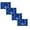 Snowflake-Blue, variant on ZOURIH Christmas Placemat,11.8x15.7 inch Seasonal Winter Xmas Holiday Washable Table Mats,Christmas Party Kitchen Dining Decoration,Wreath-White