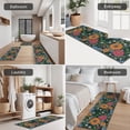 thumbnail image 5 of Pioneer Flower Floral Print Pattern Kitchen Rugs Sets Of 3,Kitchen Runner Rugs Non Skid Washable,Decorative Kitchen Floor Mats for Kitchen,Sink,Laundry,17X30 Inch + 17X47 Inch + 17X59 Inch, 5 of 6