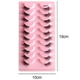 thumbnail image 2 of Pestañas postizas naturales, medias pestañas, cortas y tenues, de visón sintético, 10 pares, 2 of 5