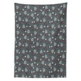thumbnail image 3 of Ambesonne Floral Tablecloth Rectangular Table Cover, Spring Petals Blooms, 60"x84", Pale Peach Vermilion, 3 of 4