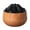 A, variant on Yatlte Flame Fireplace Aroma Essential Oil Diffuser, USB Personal Desktop Humidifiers for Home Bedroom Office Travel with LED Light, Auto-Off, Bass Work(Black-Crackle)