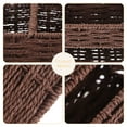 thumbnail image 2 of Miangastore Compartment Storage Box Coffee Paper Rope 1Set 8.3X5.9X5.3In, 2 of 8