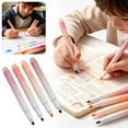 thumbnail image 4 of XIANXIAN Aesthetic Highlighters, 4 Pack, Muted Pastel Colors, Cute Highlighters Assorted Colors for Journaling, Highlighting, Underlining, Fast Dry, School Supplies, 4 of 4