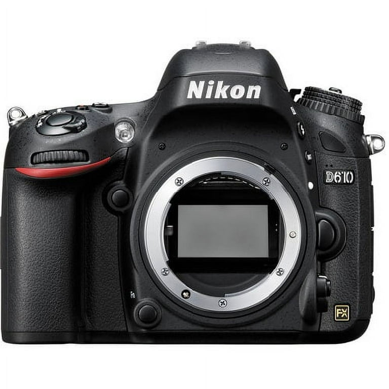 Nikon D610 DSLR Camera 24.3MP FX-Format Body Only, Black