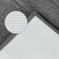 thumbnail image 4 of Unique Bargains Geometry Bathroom Rug Mat Soft Absorbent Non-Slip Comfortable Bath Rugs Dark Gray 20" x 32", 4 of 6
