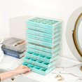 thumbnail image 3 of Joyero ProCase, organizador de pendientes, 10 cajones, color aguamarina, 3 of 7
