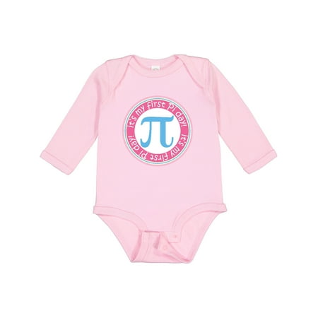 

Inktastic Babys 1st Pi Day Gift Baby Boy or Baby Girl Long Sleeve Bodysuit