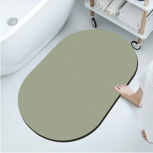 Fiudx Alfombra de Baño Superabsorbente, Secado Rápido y Base de Goma Antideslizante, Fácil de Limpiar, Versátil para Baño o Cocina, Cómoda y Duradera, 40 X 60 Cm.
