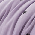 thumbnail image 4 of NTBED Delicate Bows Print On Purple Background Bedding Set,Ruffle 6 Piece Bed in a Bag Matching Sheet Set,Princess Style Chic Bowknot Printed,Twin, 4 of 8