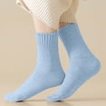 thumbnail image 2 of TIANZEN Winter Thermal Socks Extra Warm Lined Thermal Socks For Cozy Indoor Outdoor Sleeping Mid Calf Socks Soft Thermal Stockings For Cold Weather Comfort Net Leggings, 2 of 4