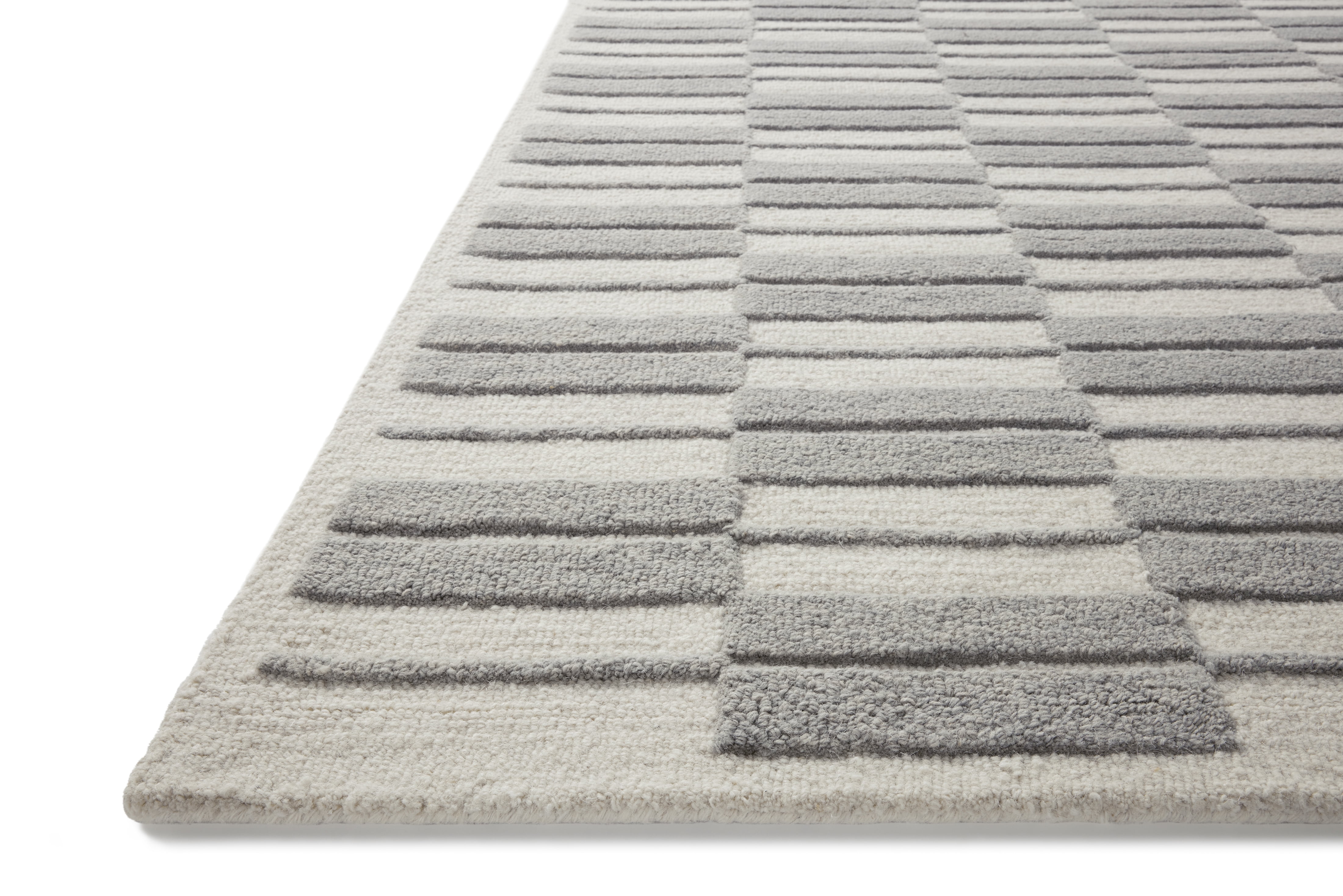 Chris Loves Julia x Loloi Bradley Ivory / Grey 2'-6" x 7'-6" Runner Rug