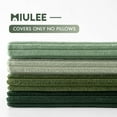 thumbnail image 6 of Ziyou kuaile Summer Boho Farmhouse Sage Green Throw Pillow Covers 18x18 Inch Set of 4 Mordern Nordic Cushion Covers Soft Corduroy Home Decor for Couch Bed Sofa Living Room Forest Green, 6 of 7