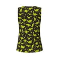 thumbnail image 5 of Picia Cute Cartoon Dinosaurs Green Silhouette Pattern Pattern Women's Workout Tank Top,Breathable Activewear,Slim Fit Athletic Top,Versatile Workout Moisture-wicking top-XX-Large, 5 of 9