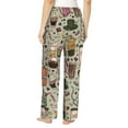 thumbnail image 3 of Pajama Pants Women, Coffee Makers Chocolate Sweatpants Soft Sleep Lounge Pants, Casual PJ Bottoms Pants with Pockets, 3 of 5