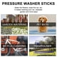 thumbnail image 4 of Pressure Washer Wand with Adjustable Angle Nozzle, 16 in ch 180 Degree with 5 Angles Quick Connect Pivot Adapter Coupler and Tips, 1/4Inch Quick Conne, 4 of 5