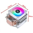 thumbnail image 5 of Computer Cooler Processor 2/4/6 Heat Pipe Air-cooled CPU Cooling Fan Installing LGA2011 x79 x99 E5 2066 115x 1200 1700 1366 AMD, 5 of 6