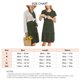 thumbnail image 2 of Vestido de lactancia de maternidad para mujer, aberturas de doble cara, manga corta, embarazo, lactancia, ropa de dormir OD verde M, 2 of 2