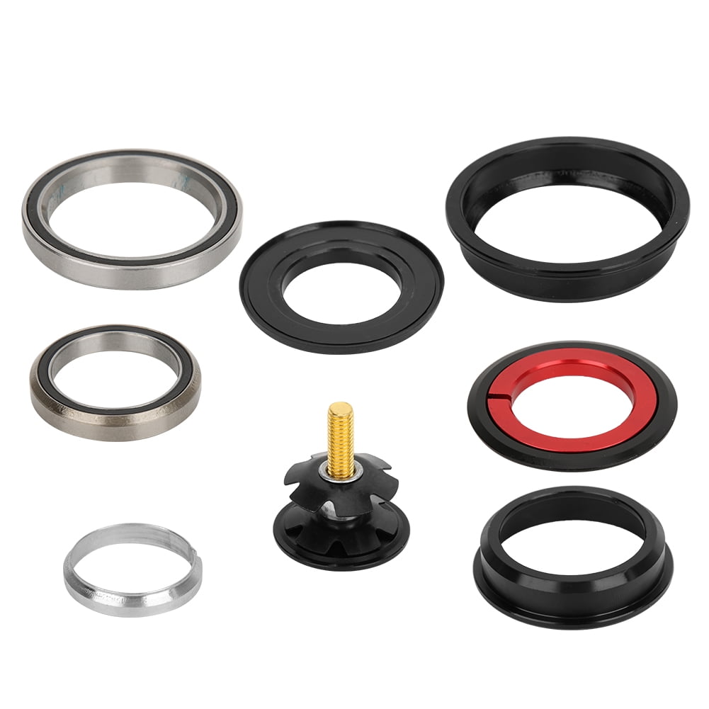 Outbit Bike Headset Fourche Conique en Alliage d aluminium Tube Droit 44 55mm Bike Bearing Headset Bicycle Cycling Accessory for MTB Road Bikes Walmart