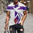 thumbnail image 2 of IROINNID Men'S T-Shirts Big and Tall T Shirts for Men,Lightweight Thin Basic Round Neck Summer Printed Comfortable Casual Tops, 2 of 5