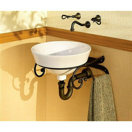 St Thomas Creations Granada Wrought Iron Wall Mount With St