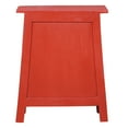 thumbnail image 4 of Solid Wood End Table - Zen Nightstand Cabinet - Accent Table - Fully Assembled - Red Finish, 4 of 7