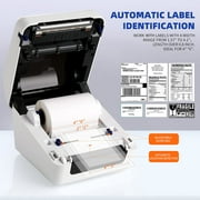 JADENS Shipping Label Printer, Bluetooth 4x6 Thermal Label Printer for Small Business, Support iPhone, Android and Windows