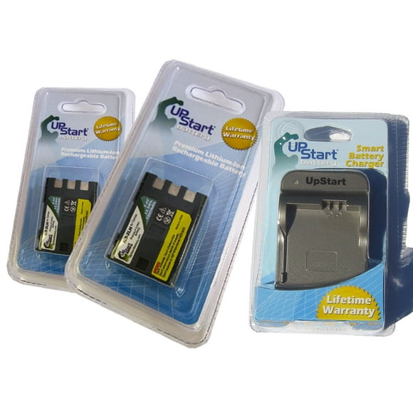 2x Pack - Canon Elura 70 Battery + Charger - Replacement for Canon NB-2LH Digital Camera Battery and Charger (1800mAh, 7.4V, Lithium-Ion)