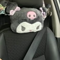 thumbnail image 3 of 2Pcs/Set Cute Kuromi & My Melody Car Neck Pillow Soft and Comfortable Seat Cushion Cartoon Car Universal Neck Support Pillow, 3 of 11