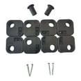 thumbnail image 3 of 8 piezas de patas de repuesto para silla de camping, tornillos de fijación para conector profesional Negro, 3 of 8