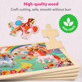 thumbnail image 4 of Puzles de madera SYNARRY Unicorn Princess Fairy para niñas de 3 a 6 años, 4 of 7